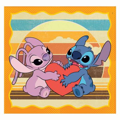 Clementoni puzzel 3x48 stukjes stitch disney