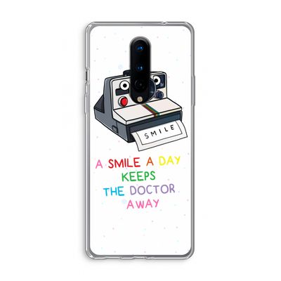 Smile: OnePlus 8 Transparant Hoesje