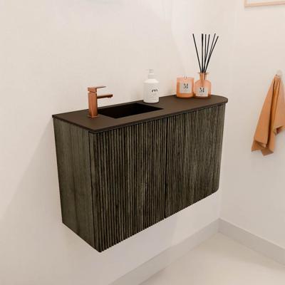 Toiletmeubel Mondiaz Joya | 71.6 cm | Meubelkleur Shadow | Faye wastafel Urban Links | 1 kraangat Toiletmeubel Mondiaz Joya | 71.6 cm | Meubelkleur Shadow | Faye wastafel Urban Links | 1 kraangat