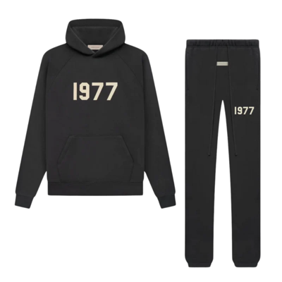 Fear of God ESSENTIALS 1977 Iron Black Full Set