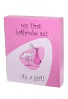 Badjas cadeauset It's a Girl - Babymaat (0-12 mnd)