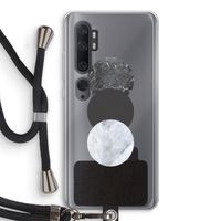 Marmeren cirkels: Xiaomi Mi Note 10 Pro Transparant Hoesje met koord