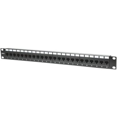 Intellinet 520959 24 poorten Netwerkpatchpaneel 483 mm (19) CAT 6 1 HE Meerdere kleuren Ingericht