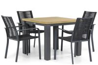 Santika Annisa/Veneto 95 cm dining tuinset 5-delig