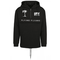 Rugby Vintage - Flying Fijians Anorak Hoodie - Zwart