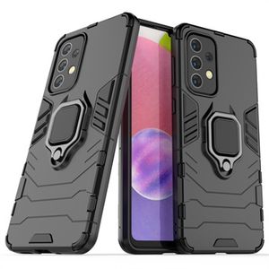 Samsung Galaxy A33 5G Hybrid Case met Ringhouder - Zwart