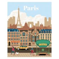 Ravensburger Creart schilderen op nummer - kleurrijk parijs