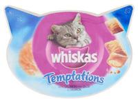 Whiskas snack temptations zalm (8X60 GR)