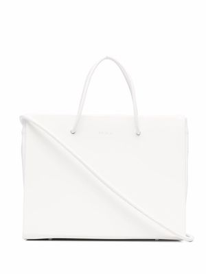 Medea sac à main à design carré - Blanc