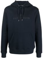 J.Lindeberg hoodie Alpha à logo imprimé - Bleu