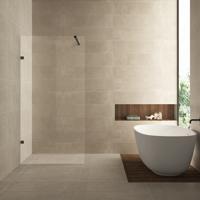 Inloopdouche Wiesbaden Less 200 cm 8 mm Nano Helder Glas Mat Zwart (alle maten)