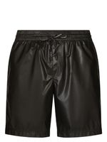 Dolce & Gabbana short de bain à logo imprimé - Noir