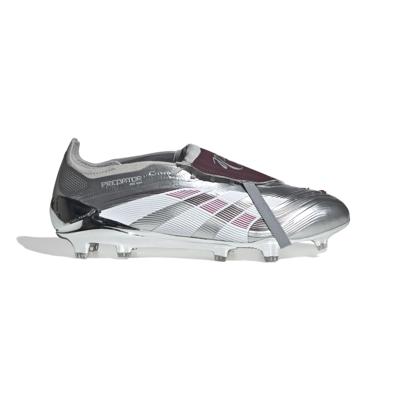 adidas Predator Bellingham Elite FT Gras Voetbalschoenen (FG) Zilver Rood Wit