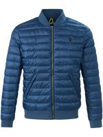 Gewatteerde blouson tricotkraag Van CALAMAR blauw - thumbnail
