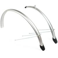 Eurofender spatbordenset 58mm 20" zilver