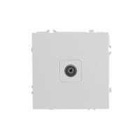 TV coax aansluiting Milaan wit TV coax aansluiting Milaan wit