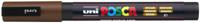 uni-ball Paint Marker op waterbasis Posca PC-3M bruin - thumbnail