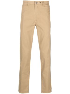 rag & bone pantalon chino Fit 2 en serge - Marron