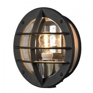 Wandlamp Oden met stopcontact - Helder glas