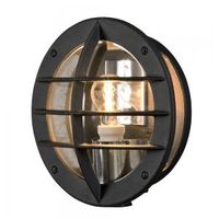 Wandlamp Oden met stopcontact - Helder glas - thumbnail