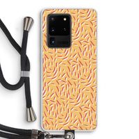 Camouflage: Samsung Galaxy S20 Ultra Transparant Hoesje met koord