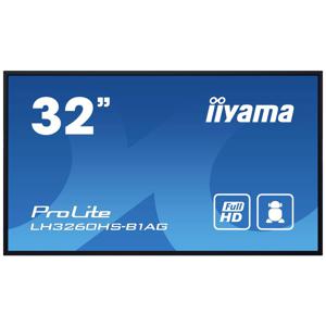 iiyama LH3260HS-B1AG beeldkrant Digitaal A-kaart 80 cm (31.5") LED Wifi 500 cd/m² Full HD Zwart Type processor Android 11 24/7