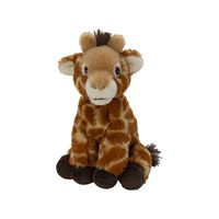 Pluche knuffel giraffe van 17 cm - thumbnail