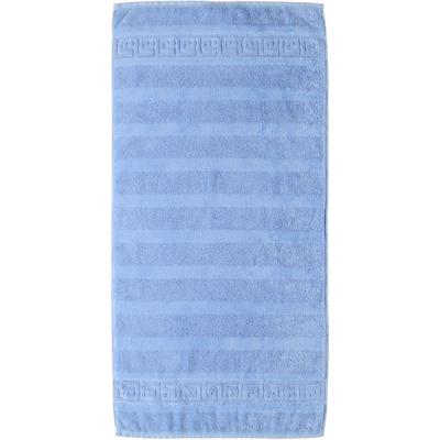 Cawö Cawö Noblesse Uni Handdoek 50x100 Lichtblauw