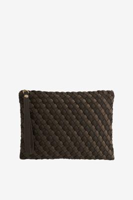 Marrea clutch Clutch Stripe espresso x coco