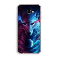 Where Light And Dark Meet: Samsung Galaxy J4 Plus Transparant Hoesje