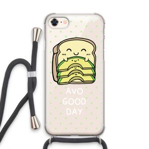 Avo Good Day: iPhone 7 Transparant Hoesje met koord