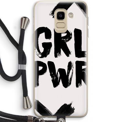 Girl Power #2: Samsung Galaxy J6 (2018) Transparant Hoesje met koord