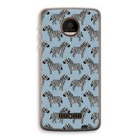 Zebra: Motorola Moto Z Force Transparant Hoesje