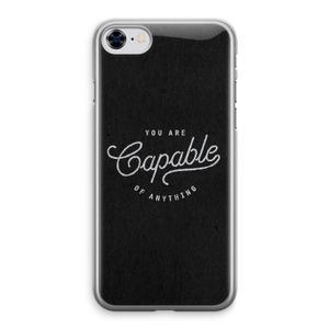 Capable: iPhone 8 Transparant Hoesje