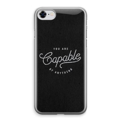 Capable: iPhone 8 Transparant Hoesje