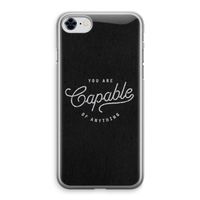 Capable: iPhone 8 Transparant Hoesje
