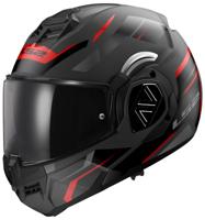 LS2 opklapbare helm "ff906 advant kuka" helmet ff906 adv. kuka xxl black/red