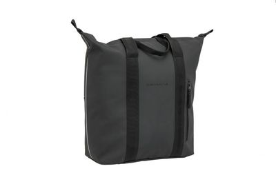 New looxs zwarte boodschappentas 24l - polyester - zwart - haken