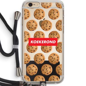 Koekerond: iPhone 6 PLUS / 6S PLUS Transparant Hoesje met koord