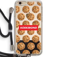 Koekerond: iPhone 6 PLUS / 6S PLUS Transparant Hoesje met koord