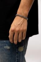Qream Cuban Armband Heren Zilver - Maat 19cm - Kleur: Zilver | Soccerfanshop