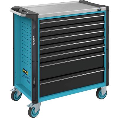 Hazet 179NXL-7 Werkplaatswagen Plaatstaal Kleur (specifiek): Blauw, Zwart