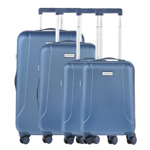 CarryOn Skyhopper 4-Delige Kofferset S/S/M/L cool blue Harde Koffer
