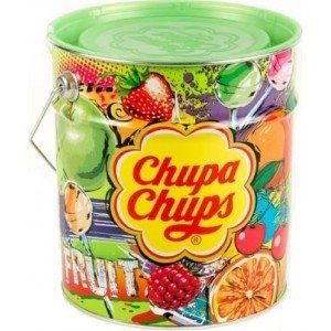 Chupa Chups Chupa Chups - Blik Fruit 150 Lolly's 6 Blikken