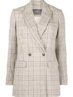 Lorena Antoniazzi blazer à carreaux - Tons neutres