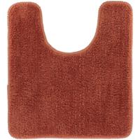 Tendance Toiletmat/wc mat Aquarius - anti slip - microvezel - roestbruin - 45 x 50 cm - antislip