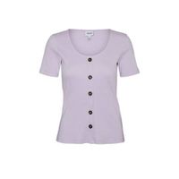 VERO MODA top VMHELSINKI met biologisch katoen lila - thumbnail