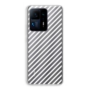 Strepen zwart-wit: Xiaomi Mi Mix 4 Transparant Hoesje