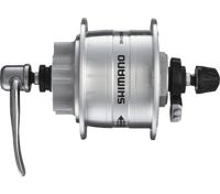 Shimano dynamonaaf 36 gaats hd-3d32 3 watt voor 6 bouts remschijf snelspanner zilver