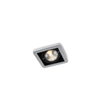 Trizo21 - R51 in GU10 zwart ring Plafondlamp